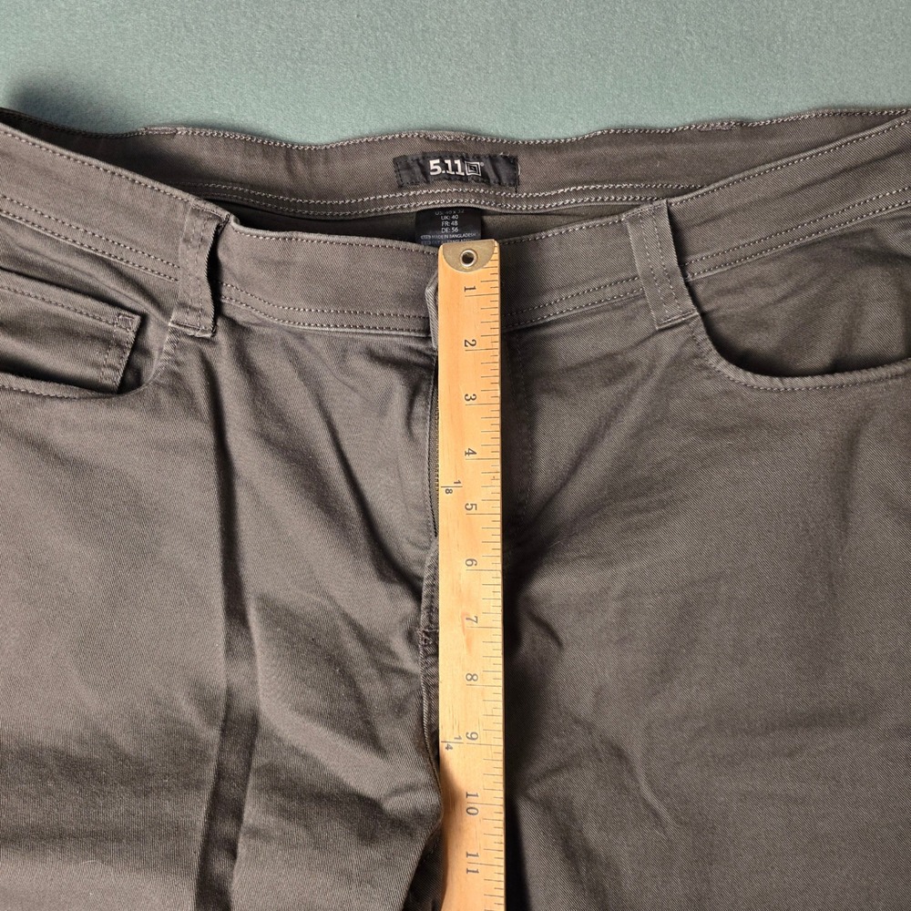 5.11 Tactical Mens Brown Twill 5-Pocket Straight Leg Pants‎ 40x32 - Picture 6 of 11